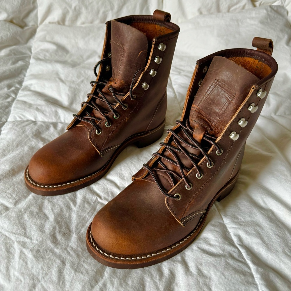 RED WING Silversmith Women's Short Boot Copper Rough & Tough Leather 
Size 5 B
